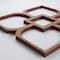 Ekena Millwork Extra Small Olivia Decorative Fretwork Wood Wall Panels, Walnut, 7 3/8"W x 7 3/8"H x 3/8"T WALW08X08X0375OLVWA - alternate 4